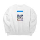 Happy Human の理想の彼女 Big Crew Neck Sweatshirt