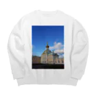 Itto_kawaiibabyの美しい西洋建物 Big Crew Neck Sweatshirt