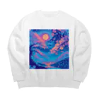 ずっと疲労感のYO-SAKURA Big Crew Neck Sweatshirt