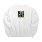 tentetenの果物の英雄 Big Crew Neck Sweatshirt