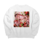 ぶーたんのいちごの夢幻 Big Crew Neck Sweatshirt