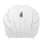 K'ramaのしろくまタイプA Big Crew Neck Sweatshirt