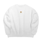 しきの驚きトーストちゃん Big Crew Neck Sweatshirt