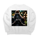 fumi_sportsのボイパしてるゴリラ Big Crew Neck Sweatshirt