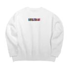 かてこの洋服販売所のカラフルニコちゃん Big Crew Neck Sweatshirt