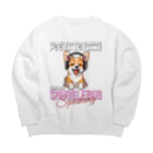 Stylo Tee Shopのワンチャンホットライン Big Crew Neck Sweatshirt