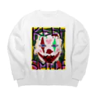 OCCULT MANIAのKEEP SMILE Big Crew Neck Sweatshirt