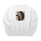 yokoana_zakkaのツクツク Big Crew Neck Sweatshirt