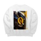 後藤商店のムール貝 Big Crew Neck Sweatshirt