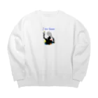 Tomohiro Shigaのお店のI love tennis. Big Crew Neck Sweatshirt