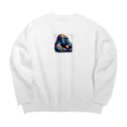 miidayo1のおとぼけゴリラの横顔 Big Crew Neck Sweatshirt