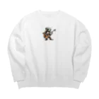 未来工房のソロバンド Big Crew Neck Sweatshirt