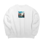 Pixel Art Goodsのヴェネチア（pixel art） Big Crew Neck Sweatshirt