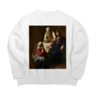 世界美術商店のマルタとマリアの家のキリスト / Christ in the House of Martha and Mary Big Crew Neck Sweatshirt