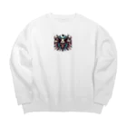 SKULL marketのSKULL Cerberus Big Crew Neck Sweatshirt