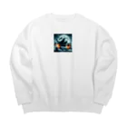 Miya0112の命を取りに行く死神 Big Crew Neck Sweatshirt