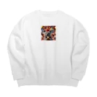 アニマルゲッツ-H3のパーティーコアラ Big Crew Neck Sweatshirt