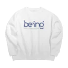 being_cycling_apparelのbeing_cyclingapparel Big Crew Neck Sweatshirt