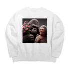 naniwanodonのお母さんありがとう Big Crew Neck Sweatshirt