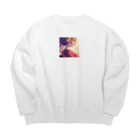 AQUAMETAVERSEの夢幻の彩り Marsa 106 Big Crew Neck Sweatshirt