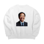 ミンタメちゃんの政治家のおじさん Big Crew Neck Sweatshirt