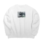 wgogjgydgdpwの花とその影 Big Crew Neck Sweatshirt