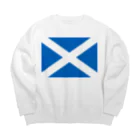 お絵かき屋さんのスコットランドの国旗 Big Crew Neck Sweatshirt