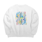 hugging love ＋《ハギング ラブ プラス》のAwai-Rock Big Crew Neck Sweatshirt