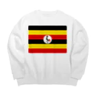 お絵かき屋さんのウガンダの国旗 ビッグシルエットスウェット