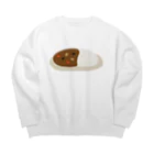 semioticaの大好物カレー Big Crew Neck Sweatshirt