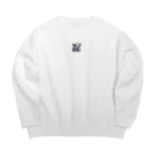 たんたん狸の不気味で可愛い森の不気味で可愛いタマンデュア001 Big Crew Neck Sweatshirt