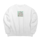 Michiru-2024のちんあなごくん Big Crew Neck Sweatshirt