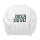 carl-carlのdela umai ロックロゴTシャツ Big Crew Neck Sweatshirt