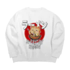 Stylo Tee Shopの毎日ラーメン猫ちゃん Big Crew Neck Sweatshirt