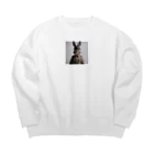 TDK_TDKの軍人ウサギ#6 Big Crew Neck Sweatshirt