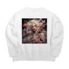 AQUAMETAVERSEの花と美女　なでしこ1478 Big Crew Neck Sweatshirt