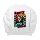 デビルズデッドゾーンのホラーマニア Big Crew Neck Sweatshirt