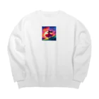 fruitfullの傘の意味 Big Crew Neck Sweatshirt