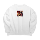 又吉のど怒り官兵衛 Big Crew Neck Sweatshirt