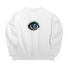 EseCAMPのキャンプ熊シリーズ Big Crew Neck Sweatshirt