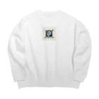 myojinのオリジナルパターン Big Crew Neck Sweatshirt