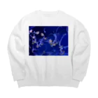 波乗り南国🏝️のゆらゆらクラゲくん Big Crew Neck Sweatshirt