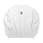 たんたん狸の不気味で可愛い森の不気味で可愛いバク001 Big Crew Neck Sweatshirt