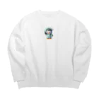 JUPITERの自由のペンギン像 Big Crew Neck Sweatshirt