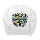 evening-fiveのSLOW DAY 007 Big Crew Neck Sweatshirt