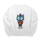 ANDORAのトロピカルANDORA Big Crew Neck Sweatshirt