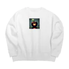 KazzunのThis is a Apple　3 Big Crew Neck Sweatshirt