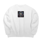 Prosperous Peony 6のPP9　バンドT Big Crew Neck Sweatshirt