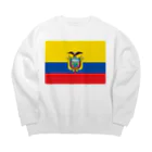 お絵かき屋さんのエクアドルの国旗 Big Crew Neck Sweatshirt