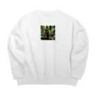 majimeの蝉の幼虫 Big Crew Neck Sweatshirt